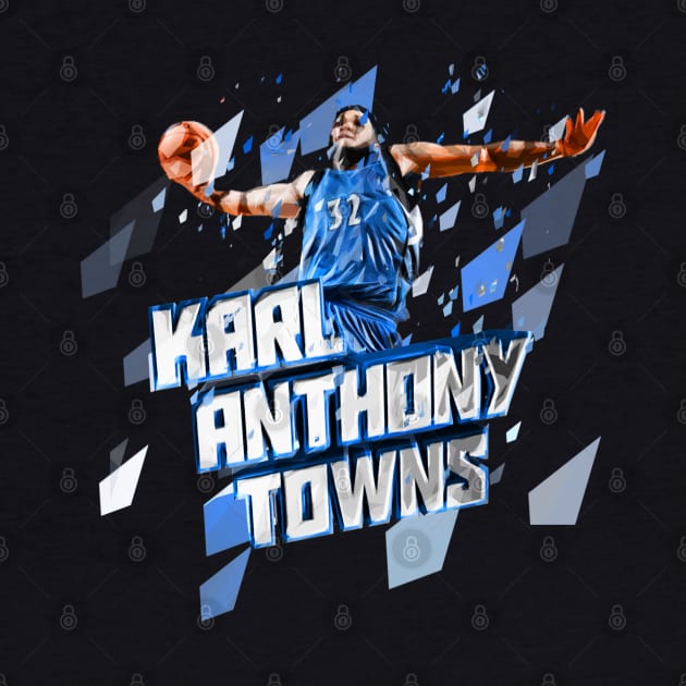 Karl Anthony Towns Artwork by hesxjohnpaul